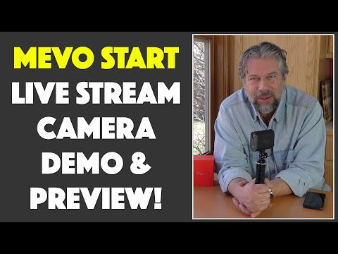 Mevo START Facebook / YouTube / Twitch Live Stream Camera - Demo & Preview