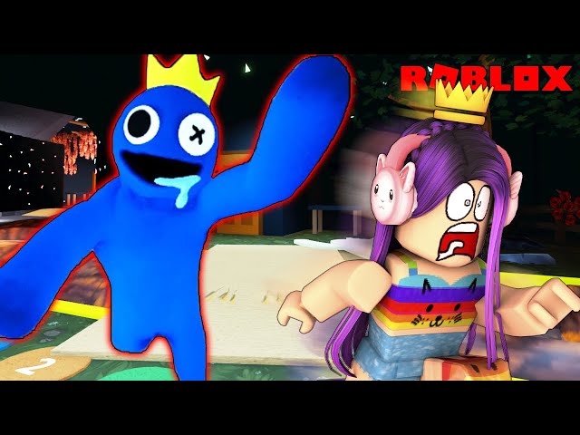 NOVO FINAL? ME TRANSFORMEI NO MONSTRO ROXO E PEGUEI O BICHO AZUL BABÃO NO  RAINBOW FRIENDS (Roblox) 