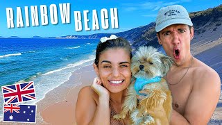 Brits Visit Rainbow Beach & Here's Our Honest Verdict! 🇦🇺🌈