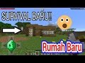 SURVIVAL BARU + RUMAH BARU !! - #1 Minecraft survival indonesia