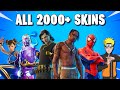ALL Skins in Fortnite! (All 34 Seasons Evolution of Fortnite Outfits)