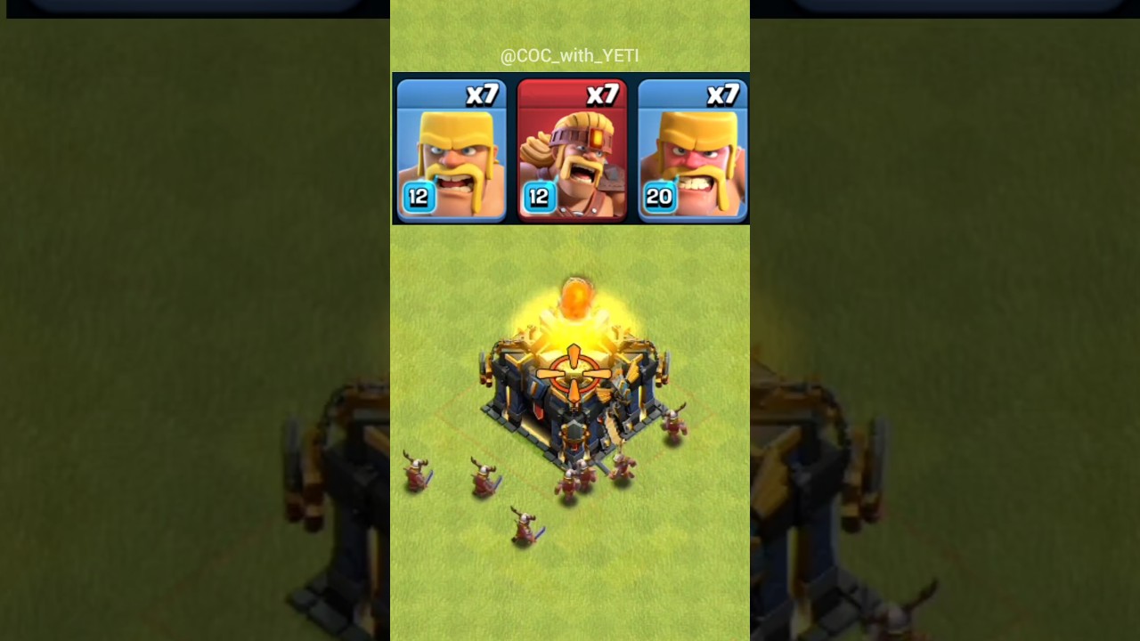 Barbarian + Super Barbarian + Raged Barbarian 🆚 TH17 🔥 