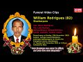 Funeral Ceremony of Late William Rodrigues 21/11/2023/shankarpura/Johncy Digitals/Live Streaming