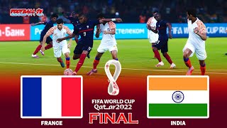 France vs India Final FIFA World Cup 2022 Match eFootball PES 2021 Gameplay PC