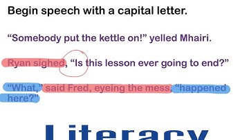 The RULES of writing dialogue Mrs Bowles