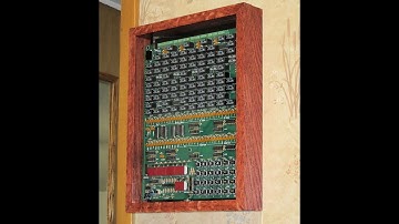 Single Board Relay Computer Documentary and Making its Display Case
