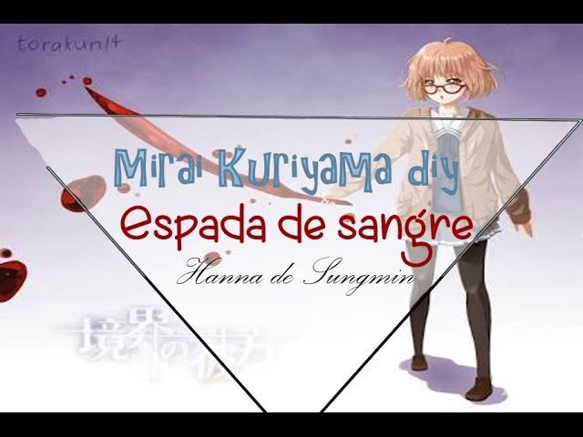 FM-Anime – Beyond the Boundary Mirai Kuriyama Blood Sword Cosplay Weapon  Prop
