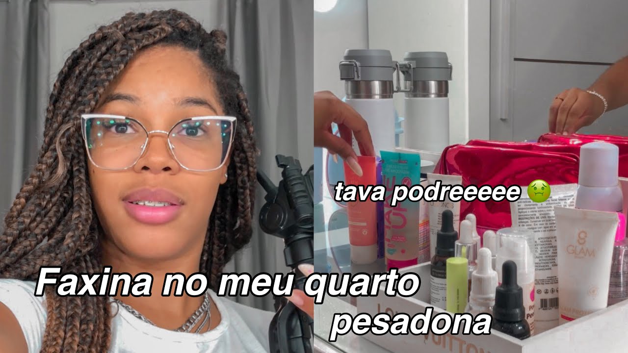 FIZ UMA FAXINA PESADA NO MEU QUARTO