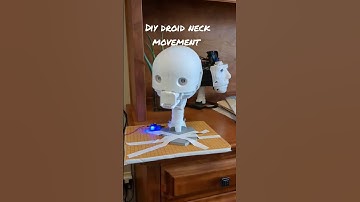 dou droid getting neck servos installed #diy #3dprinting #droid #ai #cosplay #starwars #rogueone