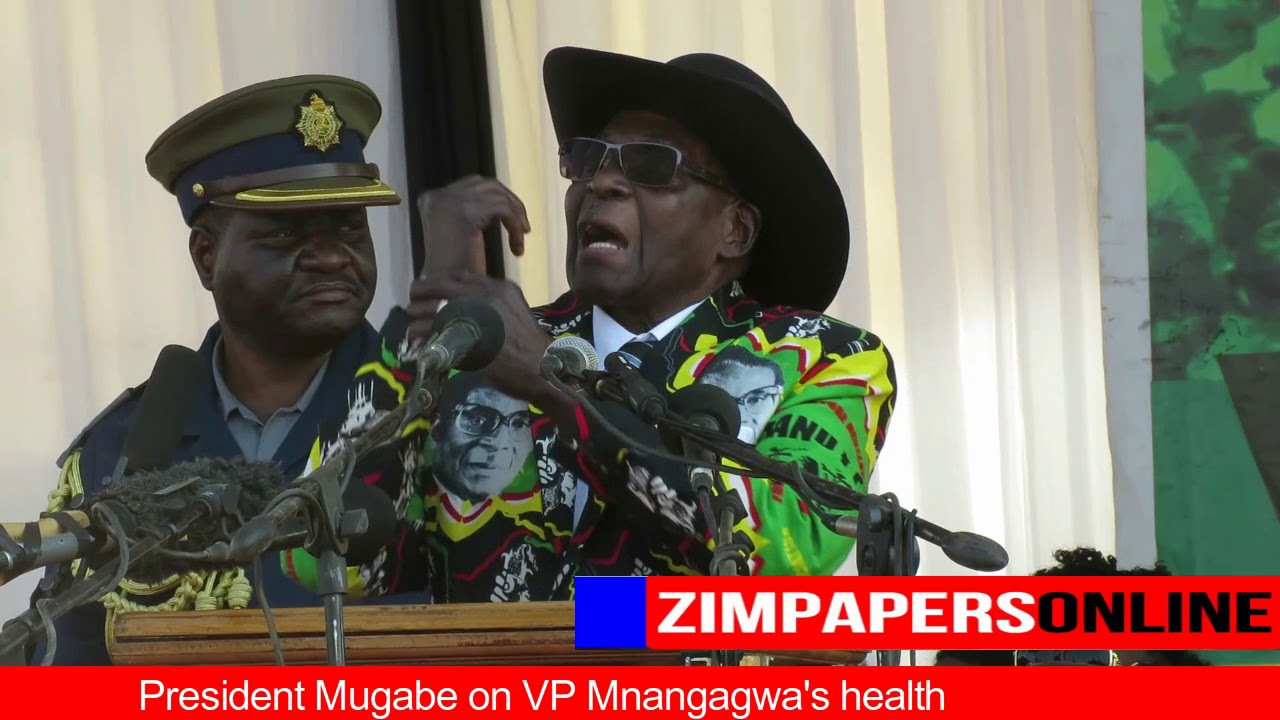 President Mugabe on VP Mnangagwa's health