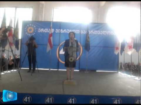 ეკა ბესელია „ჩვენ ერთად უნდა მივხედოთ ფოთს, ერთად უნდა მივხედოთ საქართველოს\"