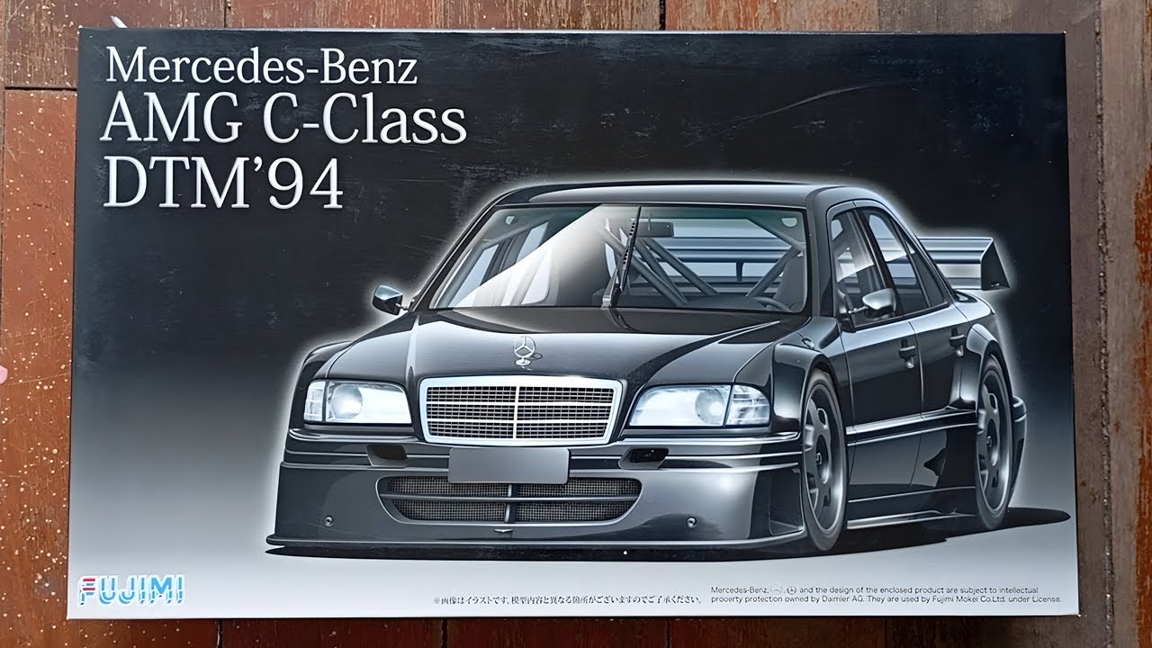 Fujimi 1/24 Mercedes-Benz AMG C Class DTM `94 | Plastic Model Kit Unboxing