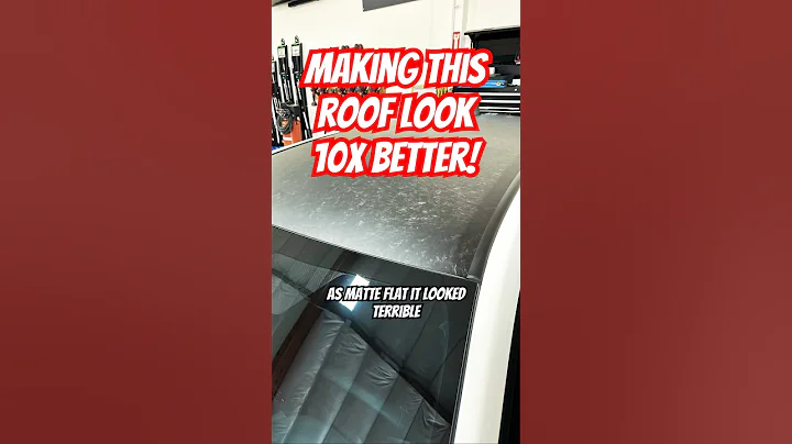 2025 Toyota Corolla GR comes with a roof that NEEDS gloss film! #corolla #toyota #ppf #satisfying