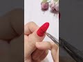 Hand Painted Realistic 3D Rose Nail Art