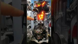 Variable compression ratio #satisfying #engineering #engine