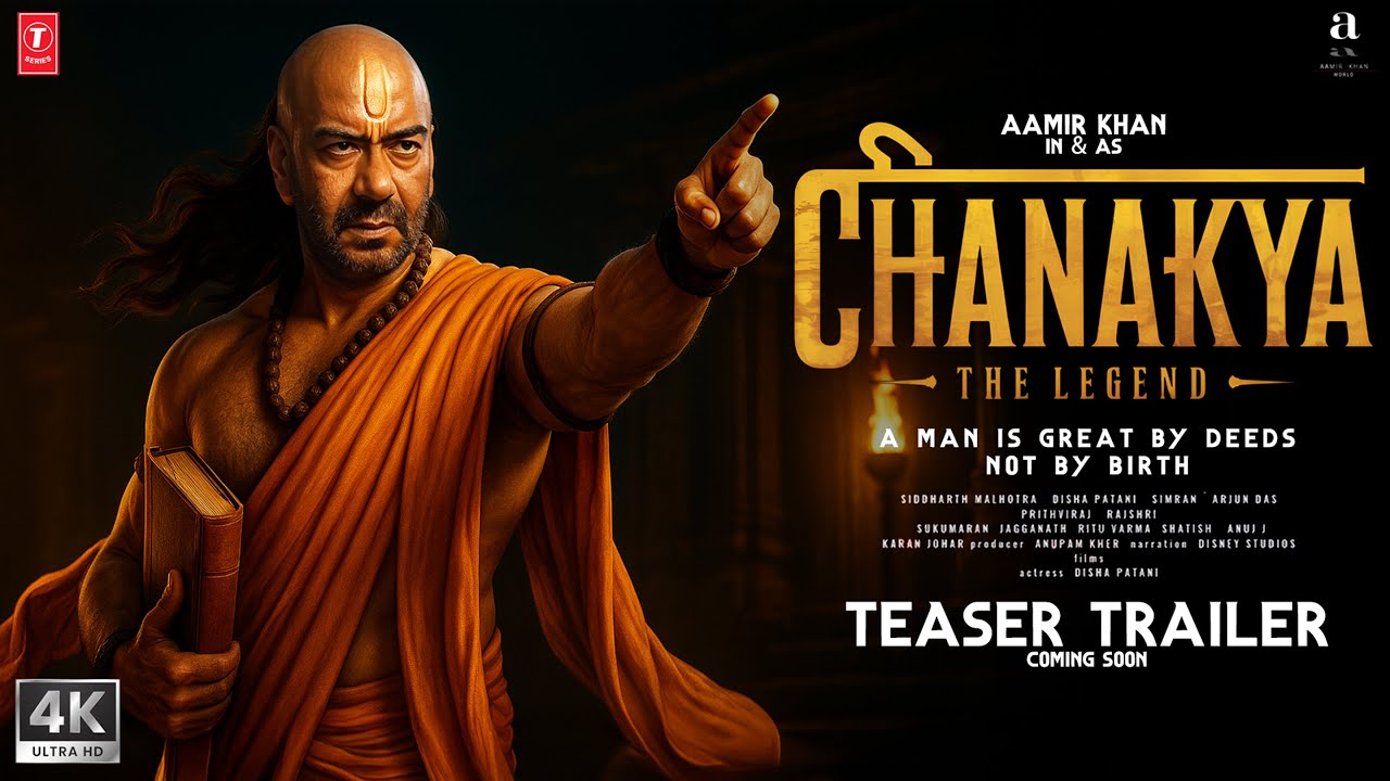 CHANAKYA - Trailer Review | Ajay Devgn as Chanakya | Kajol | Aamir Khan | New Movies Trailer 2025