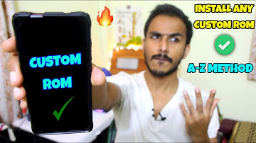 How To Install Custom ROM in Any Phone🔥[Step-By-Step Method] | How To Install Custom ROM [Hindi]