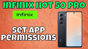 App permission setting infinix Hot 50 Pro || How to set app permissions || App settings