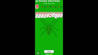 Spider Solitaire (2 suits) - Game #71 screenshot 4