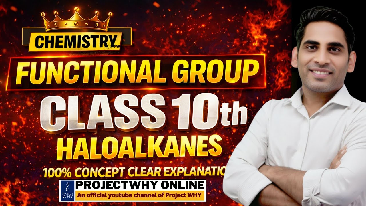 Haloalkanes in 20 Minutes 🔥 | Class 10 Chemistry Ch-4 | CBSE Board 2026