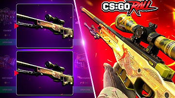 WE PULLED DOUBLE 1% DRAGON LORE ON CSGOROLL?!
