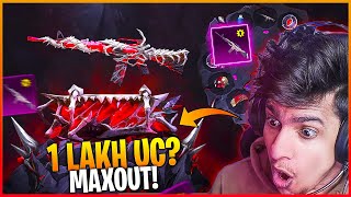 😱 1,00,000 UC For Maxing Out New M16A4 ? Skeletal Core Lucky Crate Opening in BGMI | PUBG Mobile