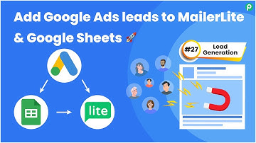 Add Google Ads leads to MailerLite & Google Sheets | Lead Generation #27