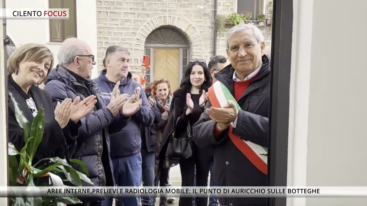 Sanità di prossimità: il Cilento diventa un modello nazionale con le Botteghe della Comunità