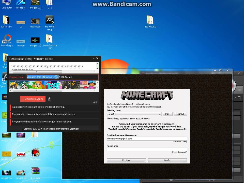 Generator account premium minecraft fake youtube