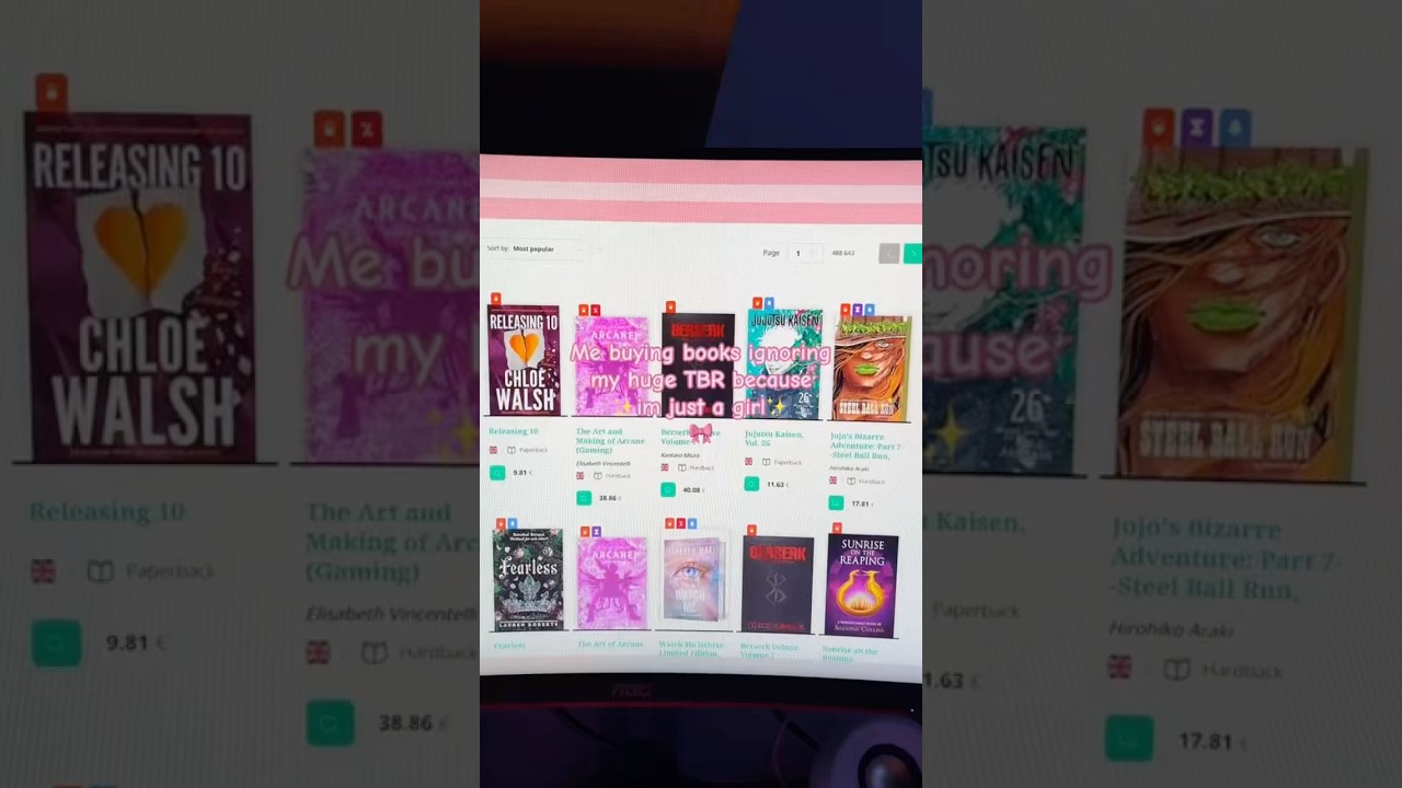 Book buying is a whole different hobby..🌸🌷💕 