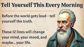Tell Yourself This Every Morning || Learn English Through Motivational Lesson 🔥 || Improve English ✅