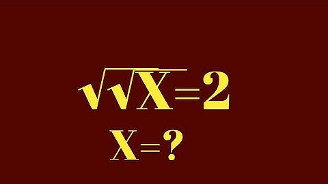 Math Olympiad Equation | Find the values of X