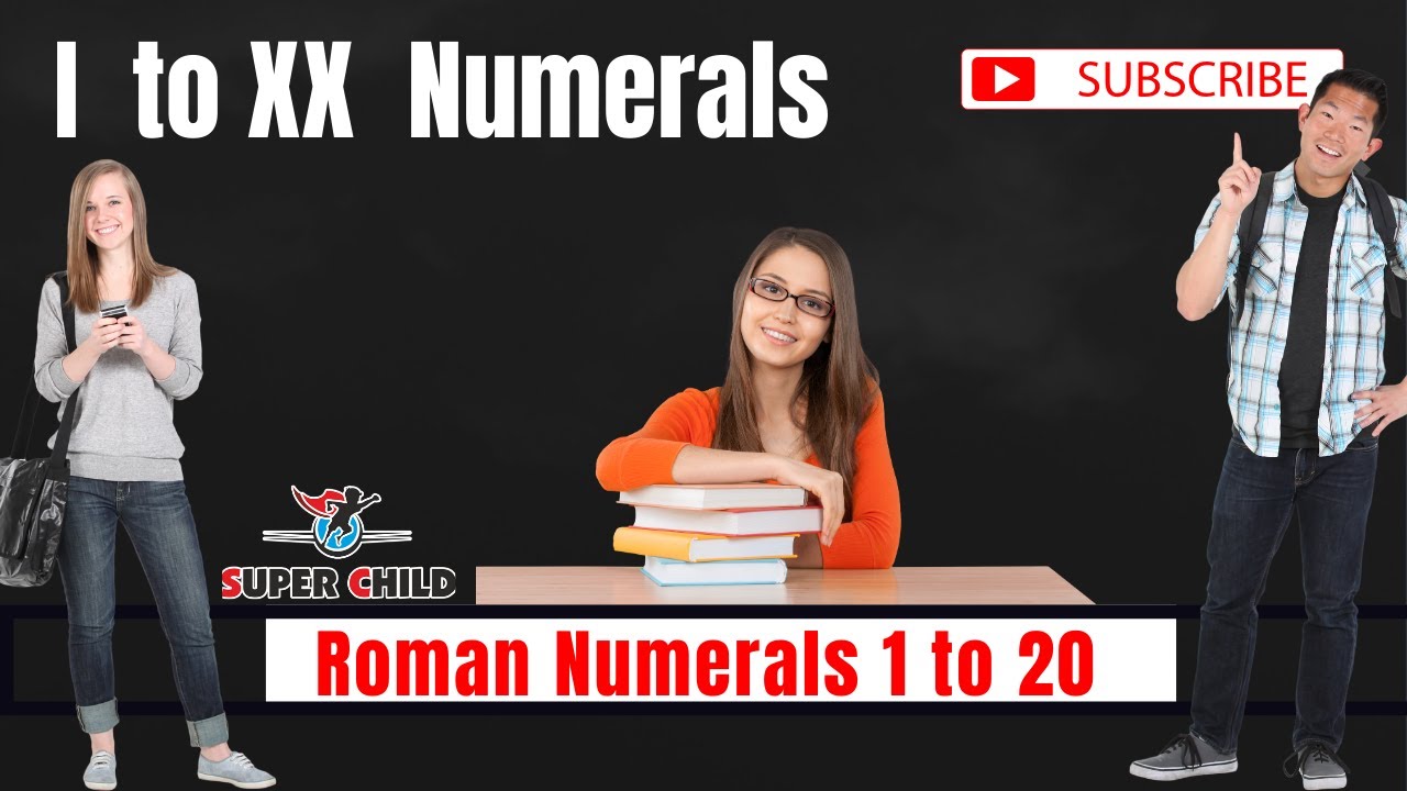 Roman Numerals 1-20 | Quick & Easy Learning Video | Learn Maths for