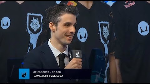 G2 DylanFalco interview - LEC Winter Playoffs 2023