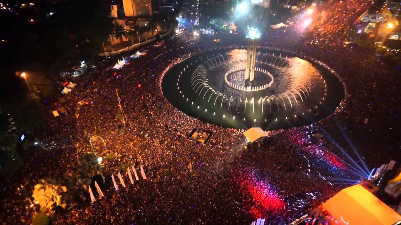 Jakarta Night Festival 2014 Helicam