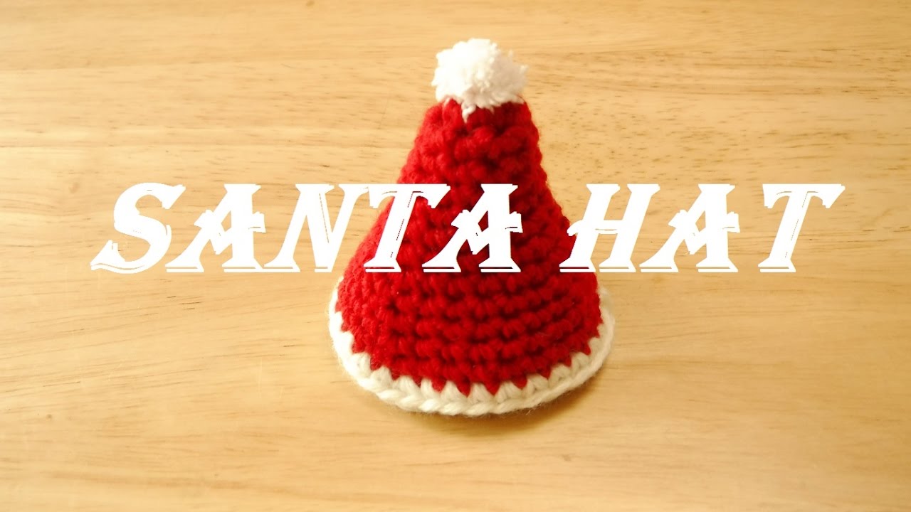 Santahat Pattern サンタハット 編み図付き 산타모자 도안과함께 Youtube