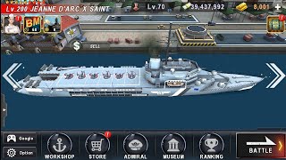 WARSHIP BATTLE JEANNE D'ARC X SAINT Weak WARSHIP Gameplay screenshot 3