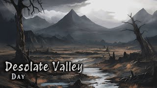 Thunderstorm Ambience of Dark Desolate Valley | Ambience & Sounds | Rain Sounds | Day