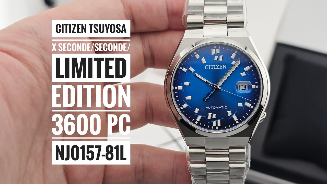 Citizen Tsuyosa Automatic x seconde/seconde/ Limited Edition 3600