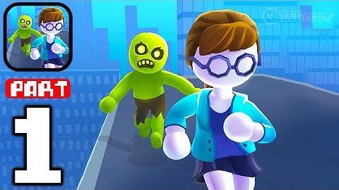 Helicopter Escape 3D - Gameplay Walkthrough Part 1 Saving Friends from Zombies (Android,iOS)