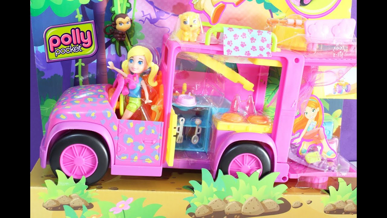 Boneca Polly Pocket Mega Trailer