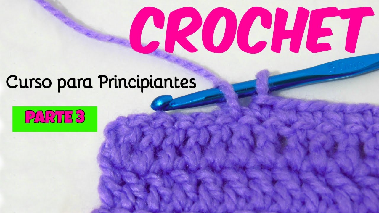 Medio punto crochet