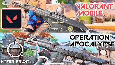 Valorant Mobile vs Operation Apocalypse Weapons Comparison