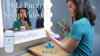 MiLi Pure Skin Care Moisture Analyzer Setup Guide screenshot 1