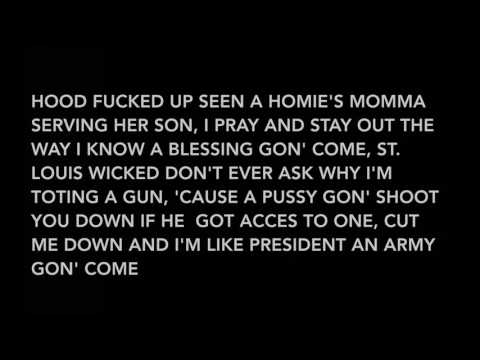 Prayin for help - TR380 (Lyrics On Screen)