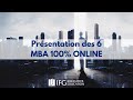 Prsentation des 6 mba 100 en ligne de lifg executive education