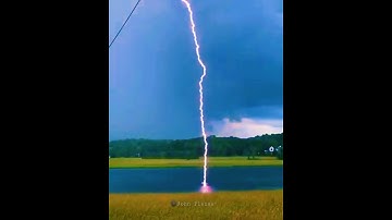 Thumbnail of Lightning Strikes water