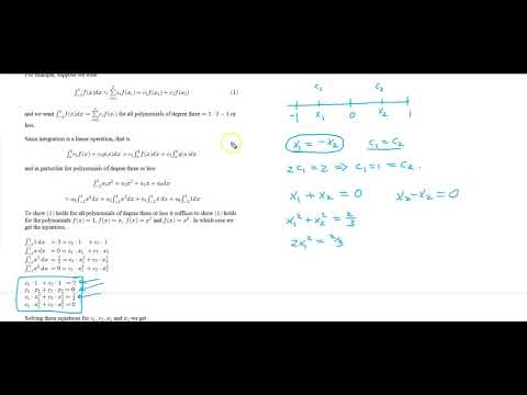 Numerical Analysis: Gaussian