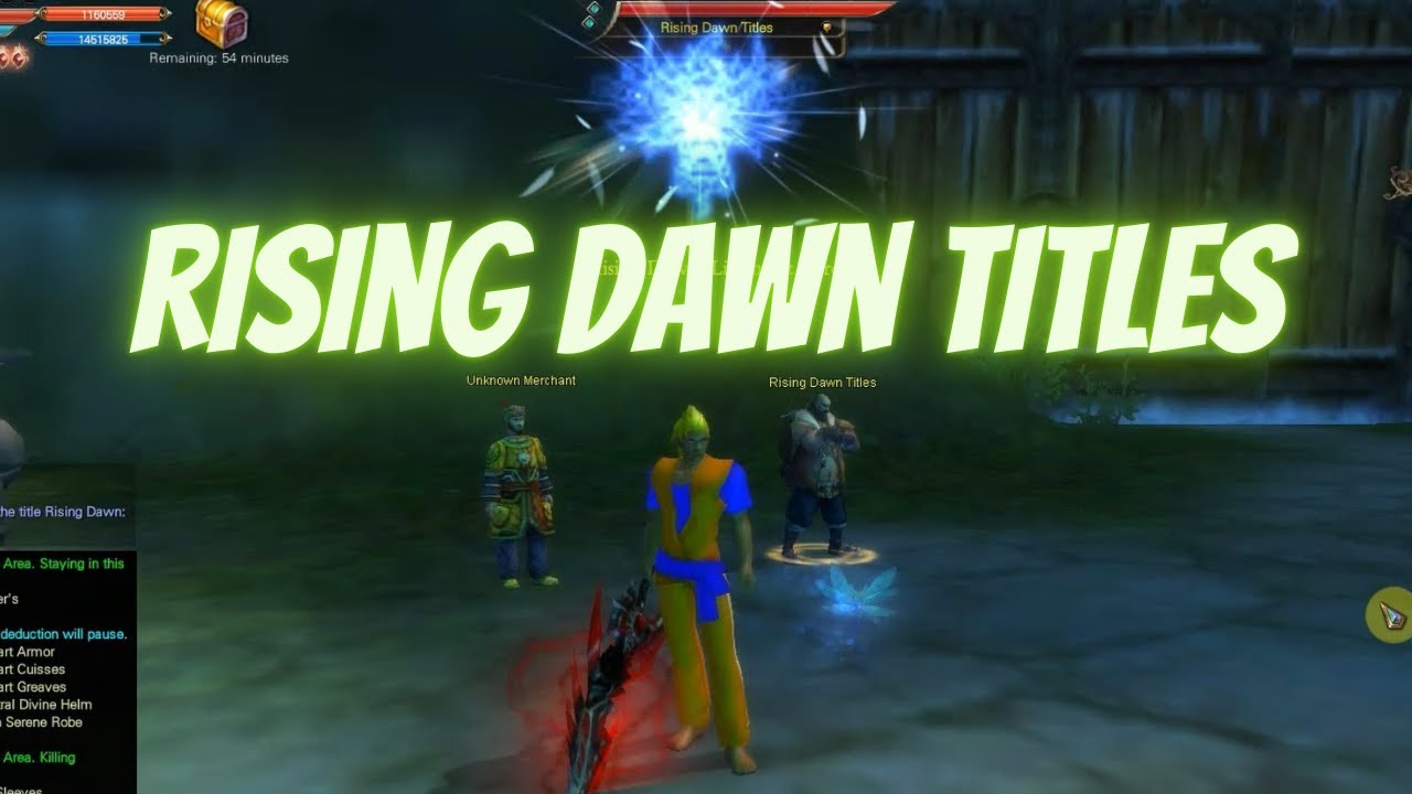 Rising Dawn Armor Title Guide | Evolved Perfect World | Perfect World International | PWI