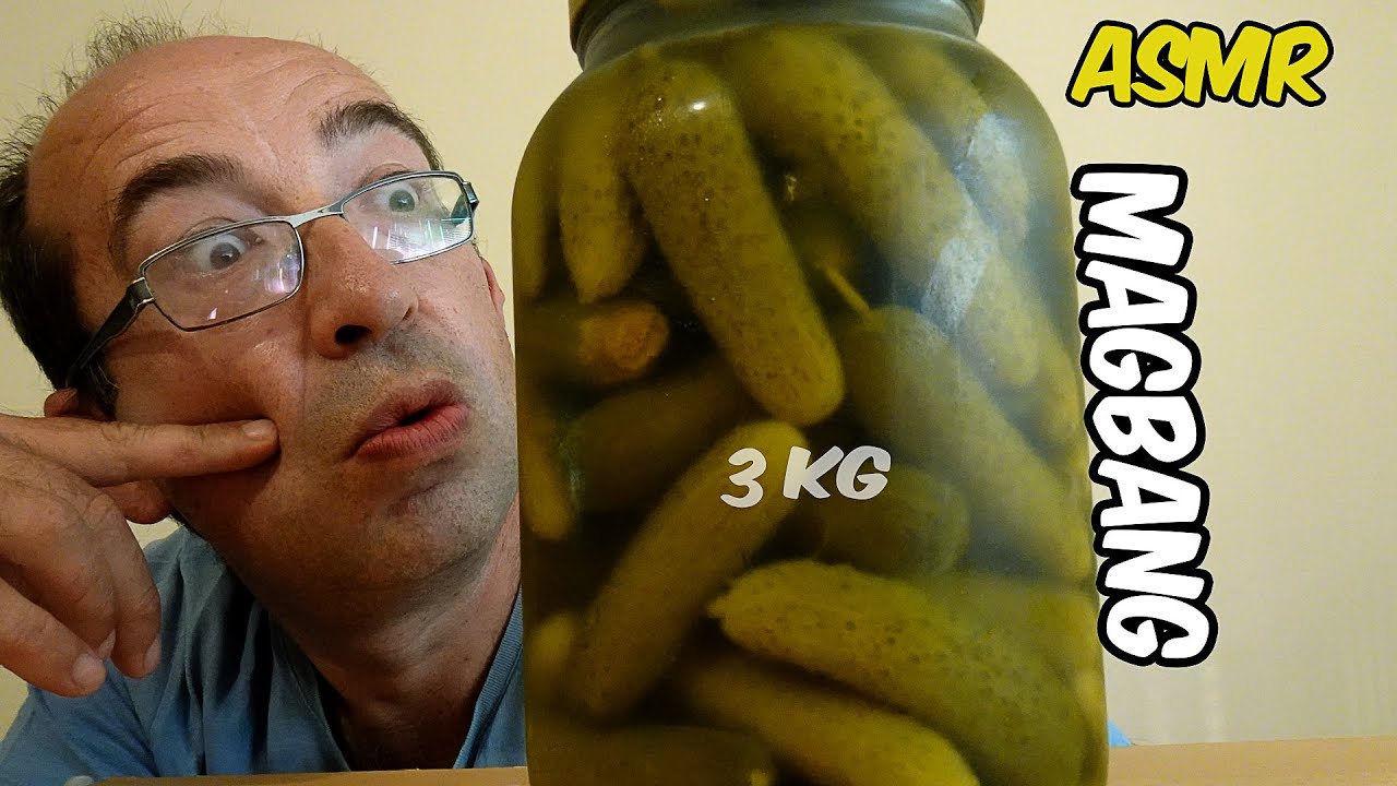 ASMR MUKBANG Hrskavi krastavci(PICKLES) 3 KG - YouTube
